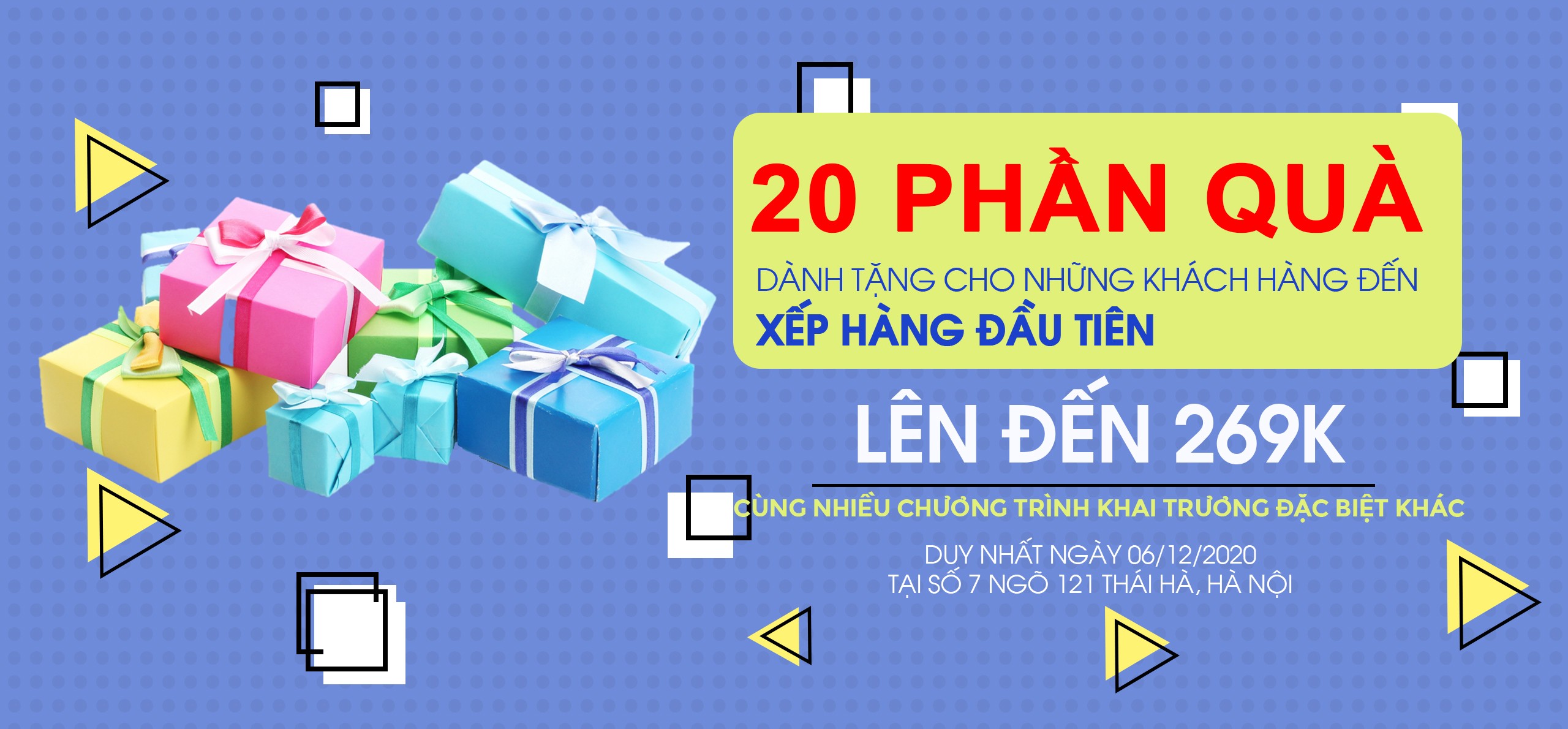 20 phần quà khai trương