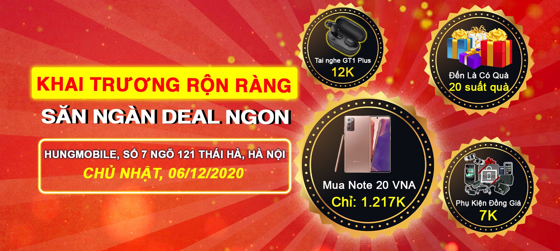 Khai trương số 7 ngõ 121 Thái Hà