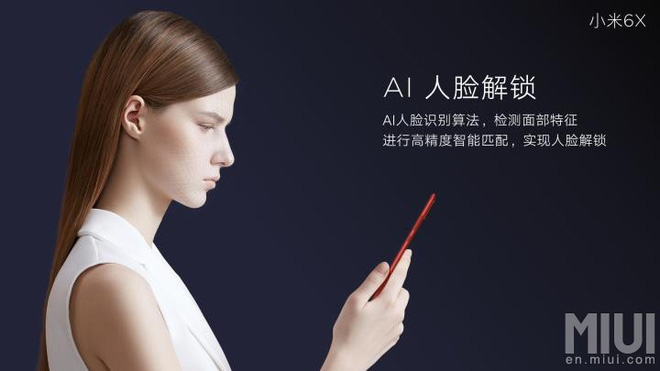 Nhận diện khuôn mặt trên Mi 6X