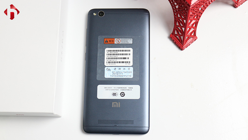 Thiết kế mặt sau của Go998 Redmi 4A