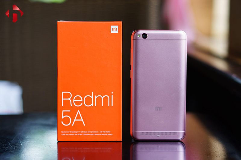 Thiết kế mặt sau Redmi 5A chính hãng