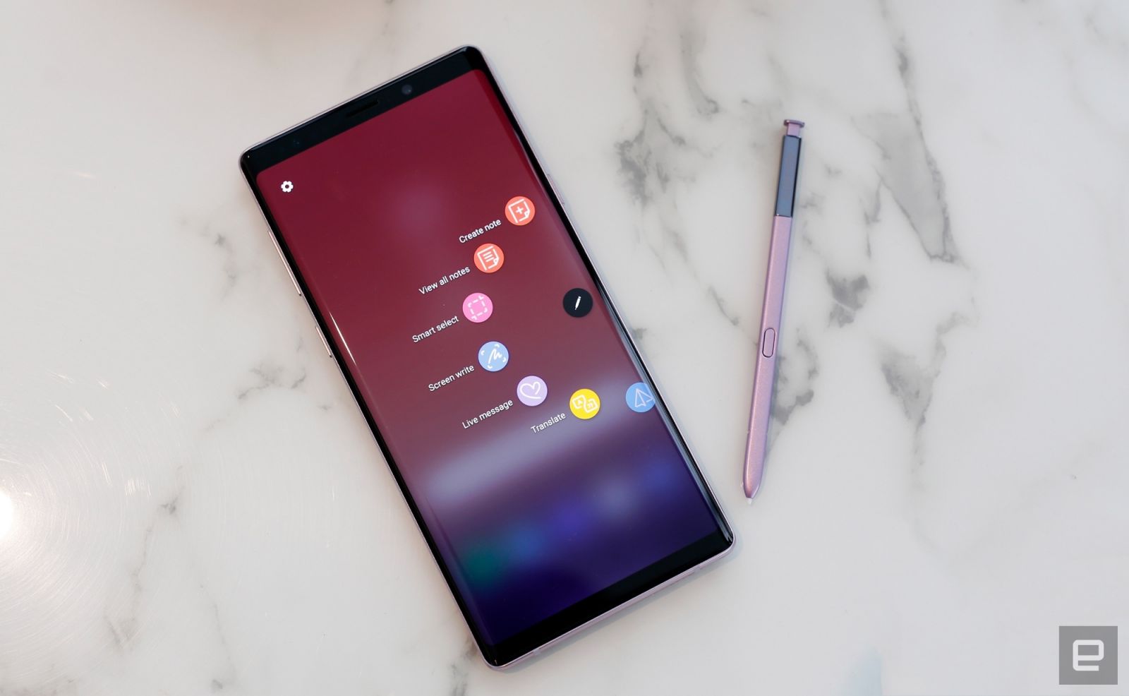 Bút S Pen trên Galaxy Note 9