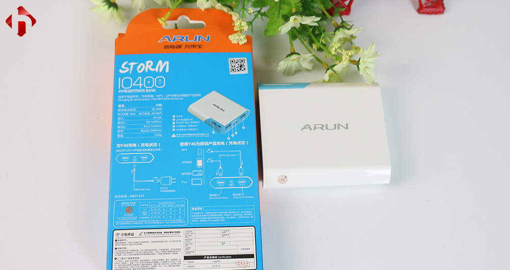 sạc dự phòng 10000 mAh chính hãng 