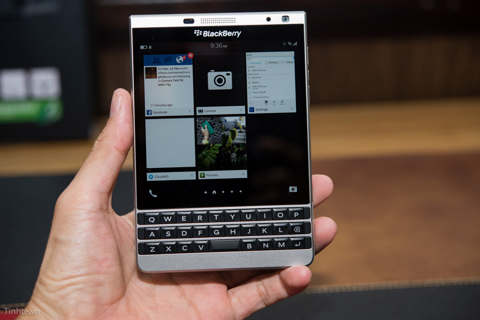 Camera trên Blackberry Passport Silver Edition